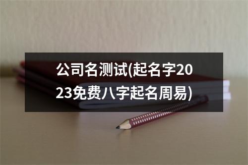 公司名测试如何做好公司名称的相关内容？